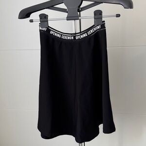 Opening Ceremony Black A-Line Skirt